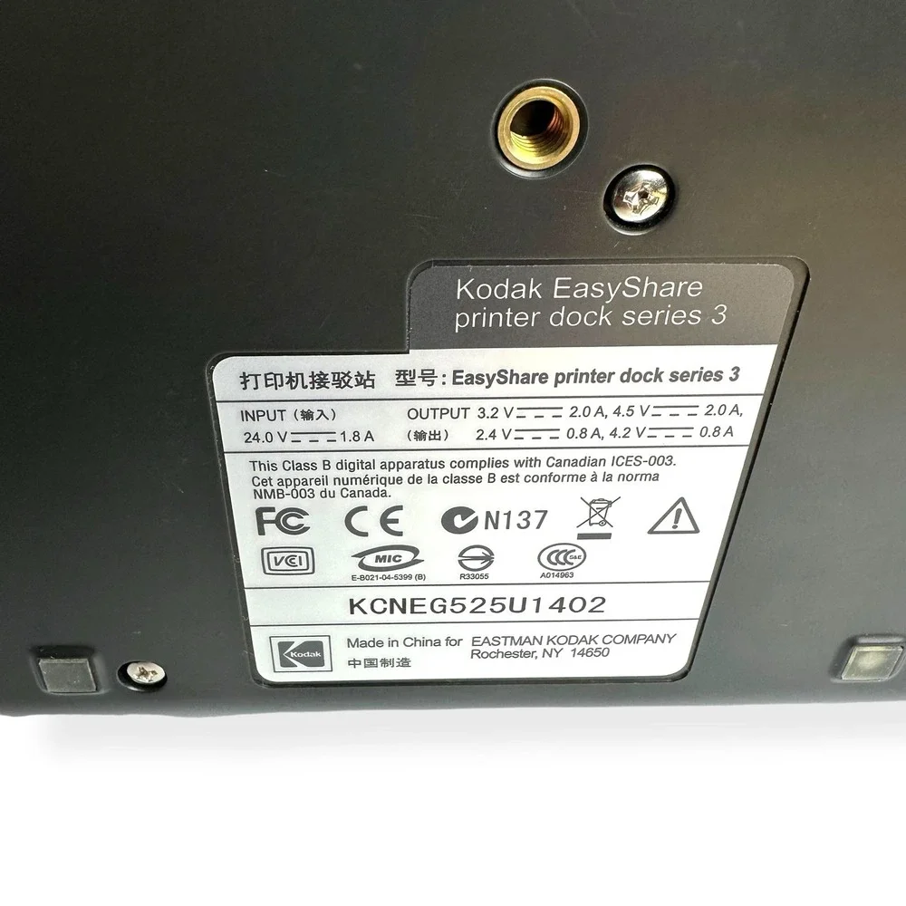 Kodak EasyShare Series 3‎ Digital Photo Thermal Printer Dock & Tray - No Charger